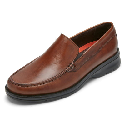 Rockport Men's Palmer Venetian Loafer, Cognac Antique, 8.5