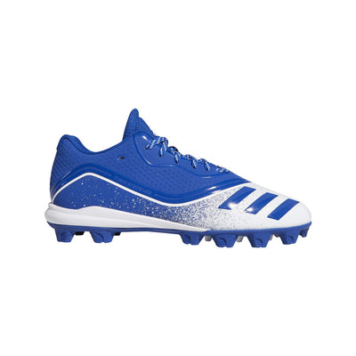 Adidas Mens Icon V Md Baseball Shoes Royal/White 8