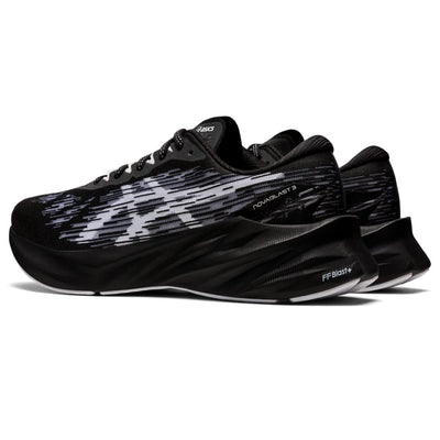 ASICS Men's NOVABLAST 3 Running Shoes 14 Black/White