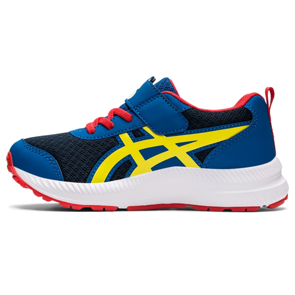 ASICS Kid's Contend 7 Pre-School Running Shoe, 3, Lake Drive/Vibrant Yellow