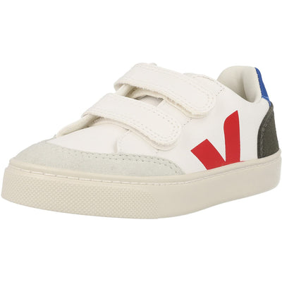 Veja Small V-12 Hook and Loop (Little Kid/Big Kid) Extra/White/Multicolor/Mud Unisex EU 30 (US 12.5 Little Kid) M