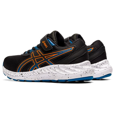 ASICS Kid's PRE Excite 8 Pre-School Running Shoe, K11, Black/Marigold Orange