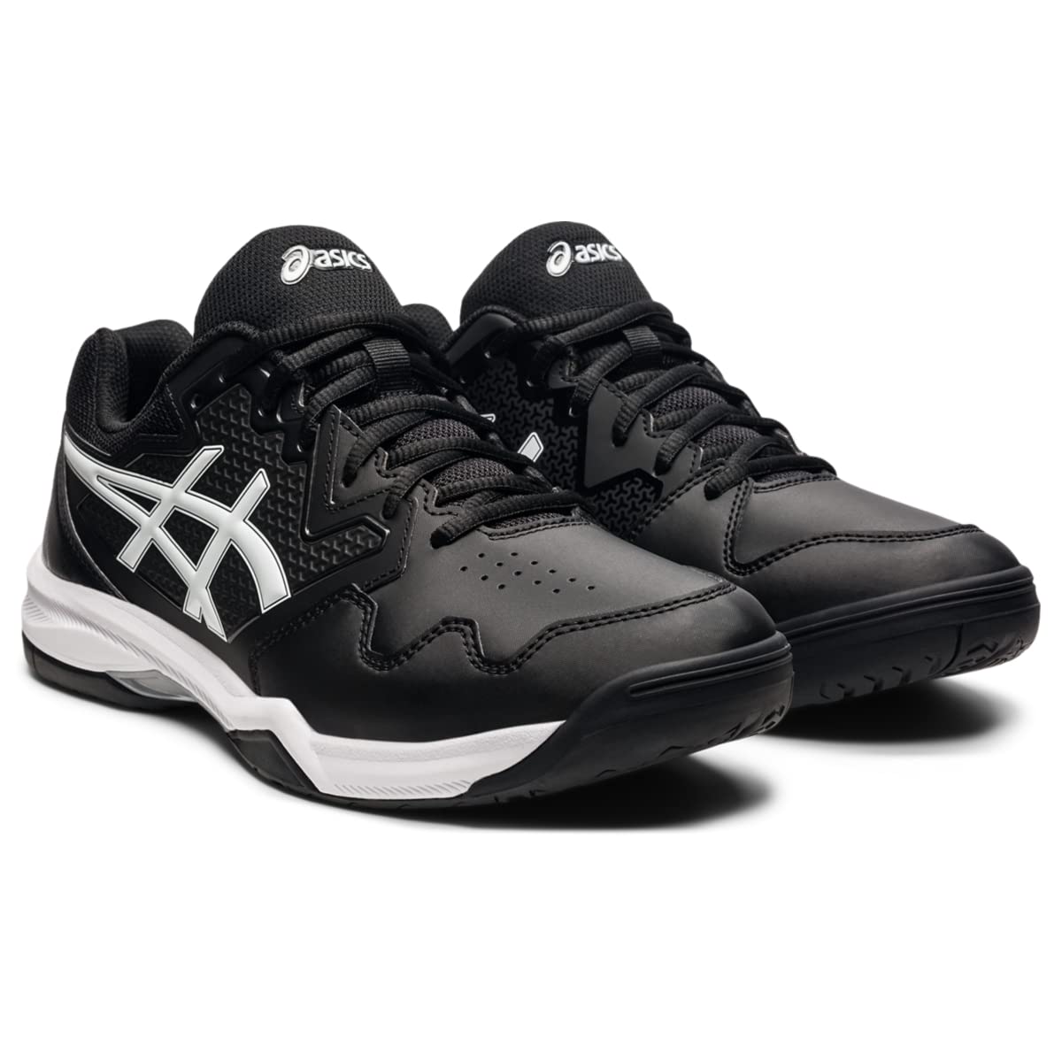 ASICS Men's Gel-Dedicate 7 Tennis Shoes, 14, Black/White