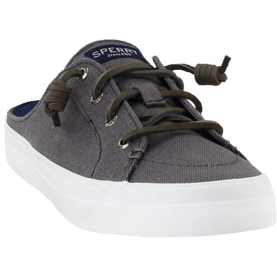 Sperry Crest Vibe Mule Canvas Grey 6.5 M (B)