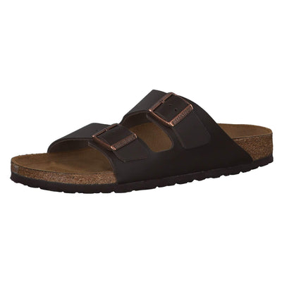 BIRKENSTOCK Men's Open-Back Mules, Brown, 10 Narrow