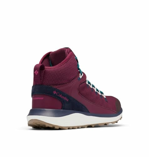 Columbia Women's Trailstorm Mid Waterproof, Marionberry/Deep Water, 7