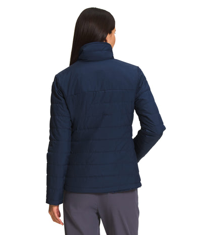 THE NORTH FACE Mossbud Insulated Reversible Womens Jacket Summit Navy Sz M
