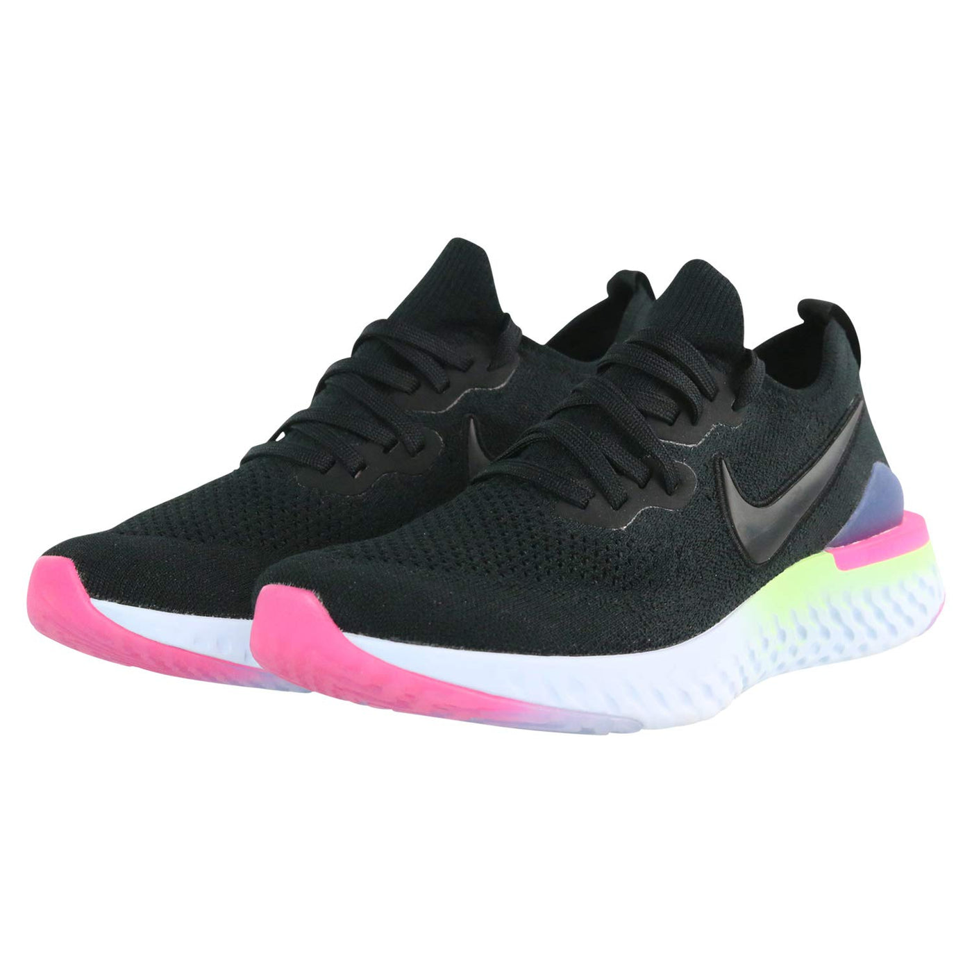 Nike Womens Epic React Flyknit 2 Running Trainers BQ8927 Sneakers Shoes (UK 2.5 US 5 EU 35.5, Black Sapphire 003)