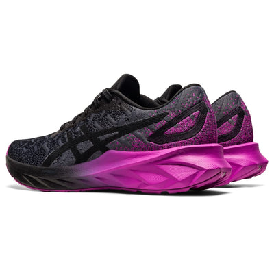 ASICS Women's Dynablast Running Shoes, 11, Black/Digital Grape