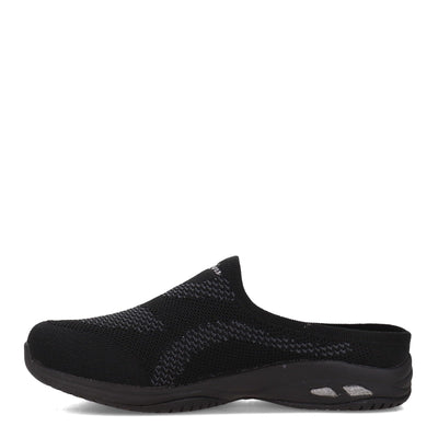 Skechers womens Commute Time - in Knit to Win Clog, Black/Black, 9 US