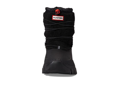 Hunter Wanderer Short Sherpa Snow Boot Black 8 M