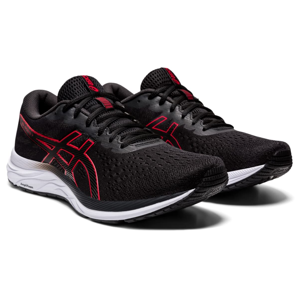 ASICS Men's Gel-Excite 7 Running Shoes, 11, Black/Classic RED