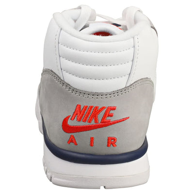 Nike Men's Air Trainer 1 Basketball Shoes, White/Midnight Navy/Medium Gre, 10