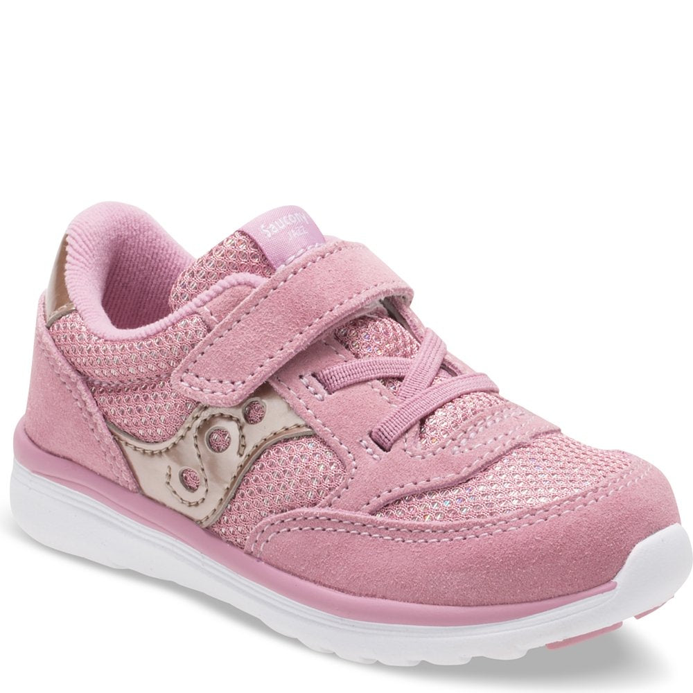 Saucony Baby Jazz Lite Sneaker, Blush Metallic, 9 M US Toddler