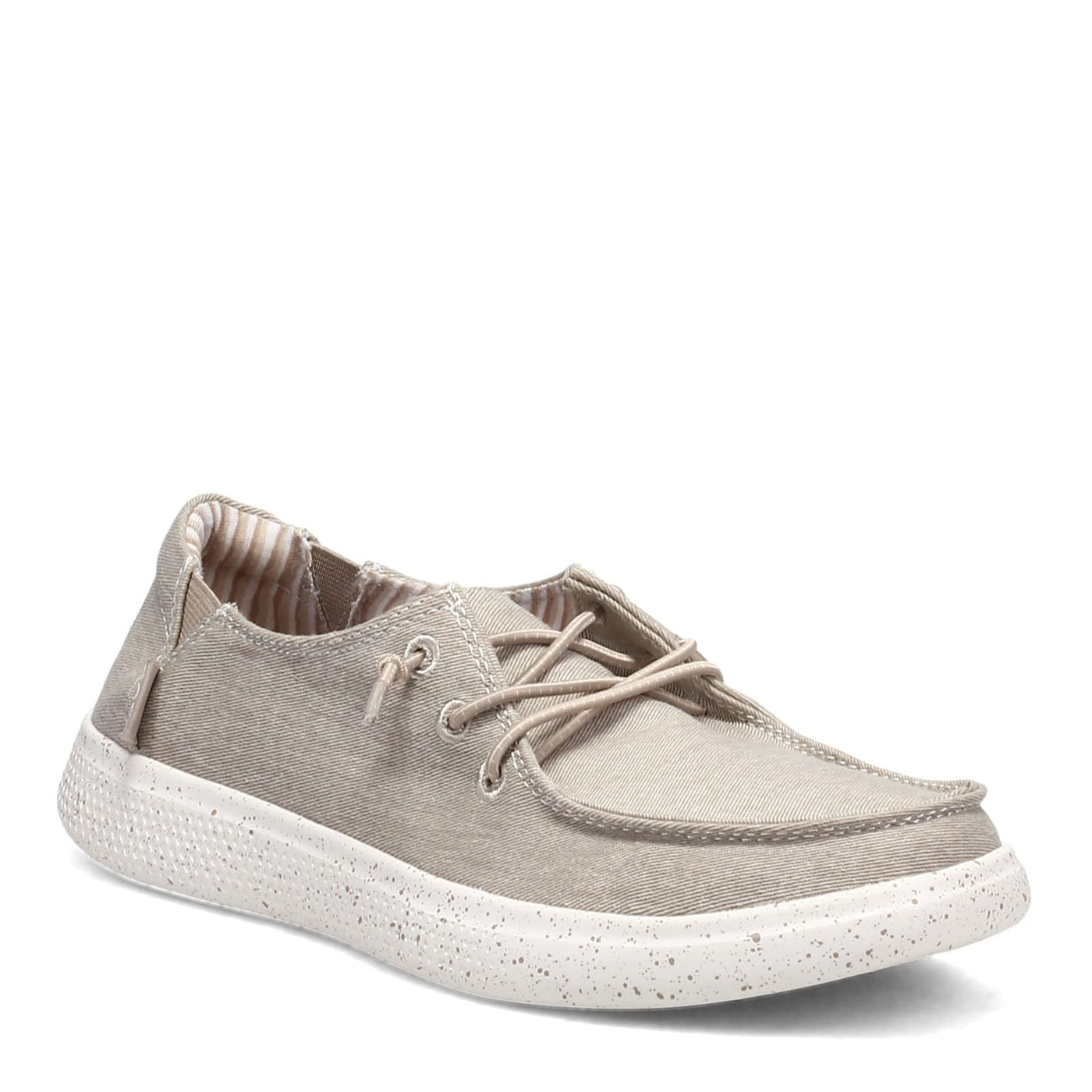 Skechers Women's BOBS Skipper Tide Pool Sneaker 5 Wide Taupe