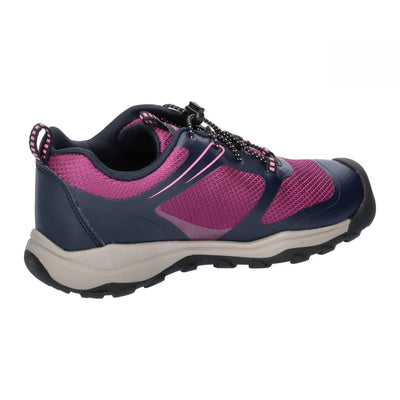 KEEN Wanduro Low Height Waterproof Easy On Durable Hiking Sneakers, Sky Captain/Charisma, 12 US Unisex Little Kid