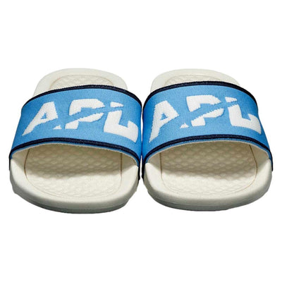 Athletic Propulsion Labs Women's Big Logo Techloom Slide 11 Ivory/Coastal Blue/Midnight