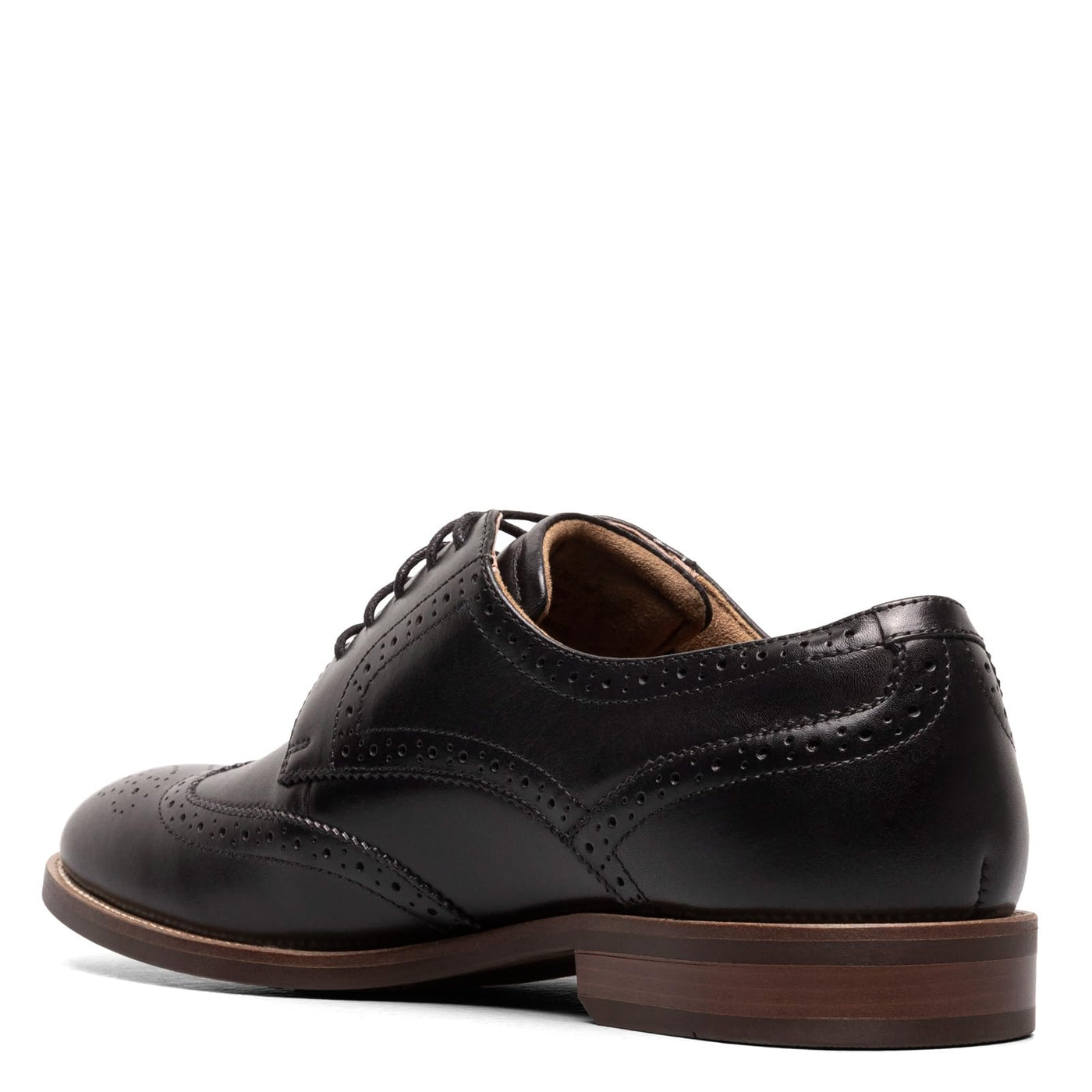 Florsheim Rucci Wing Tip Oxford Mens Oxford 9 3E US Black