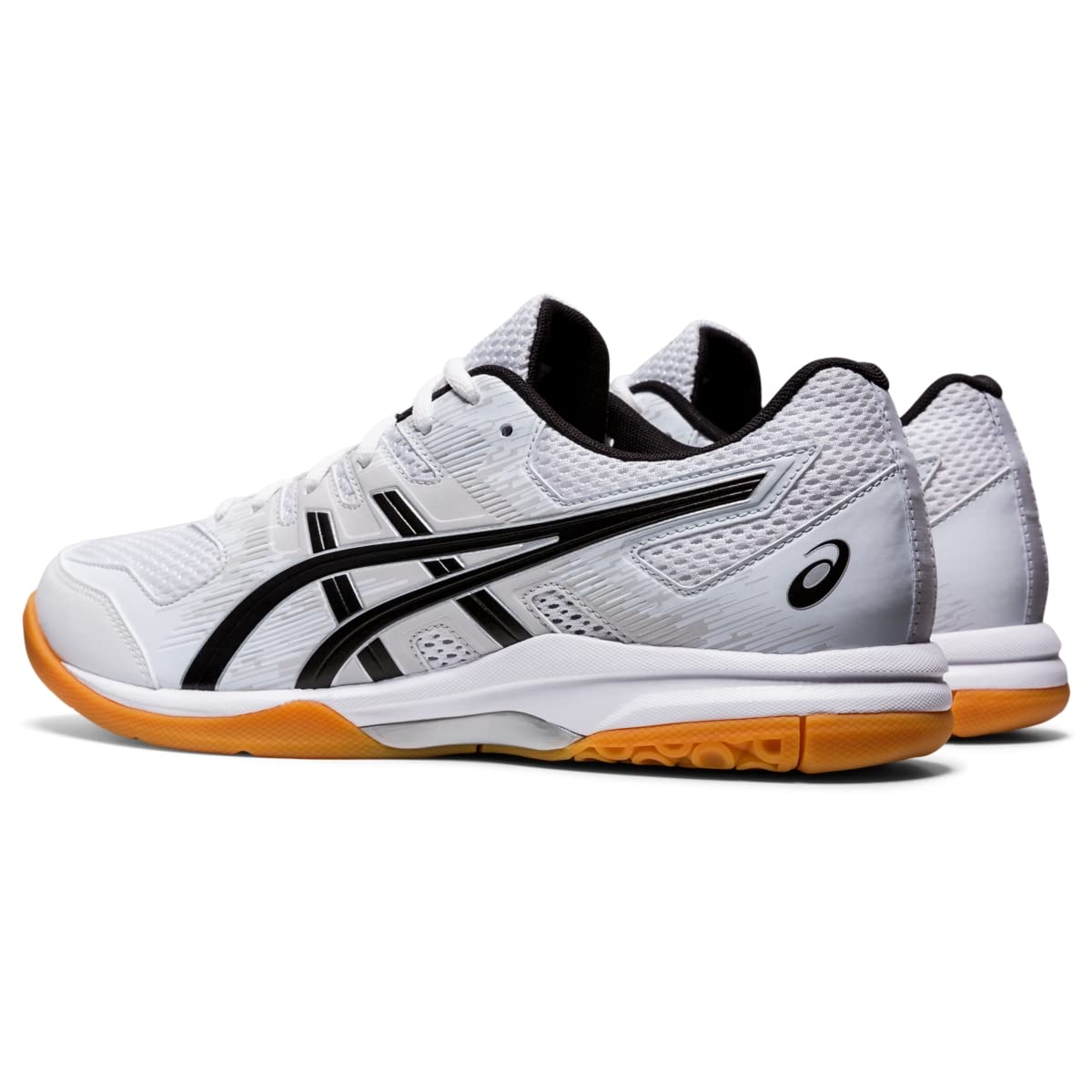 ASICS Men's GEL-Furtherup Volleyball Shoes, 10.5, WHITE/BLACK