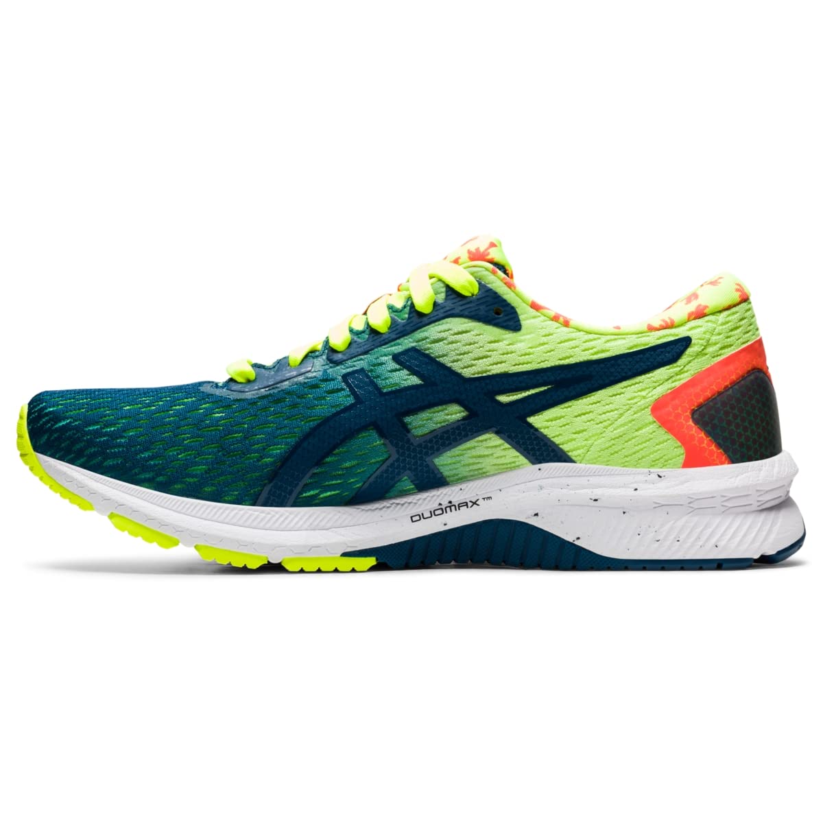 ASICS Men's GT-1000 9 Running Shoes, 7.5, Safety Yellow/MAKO Blue