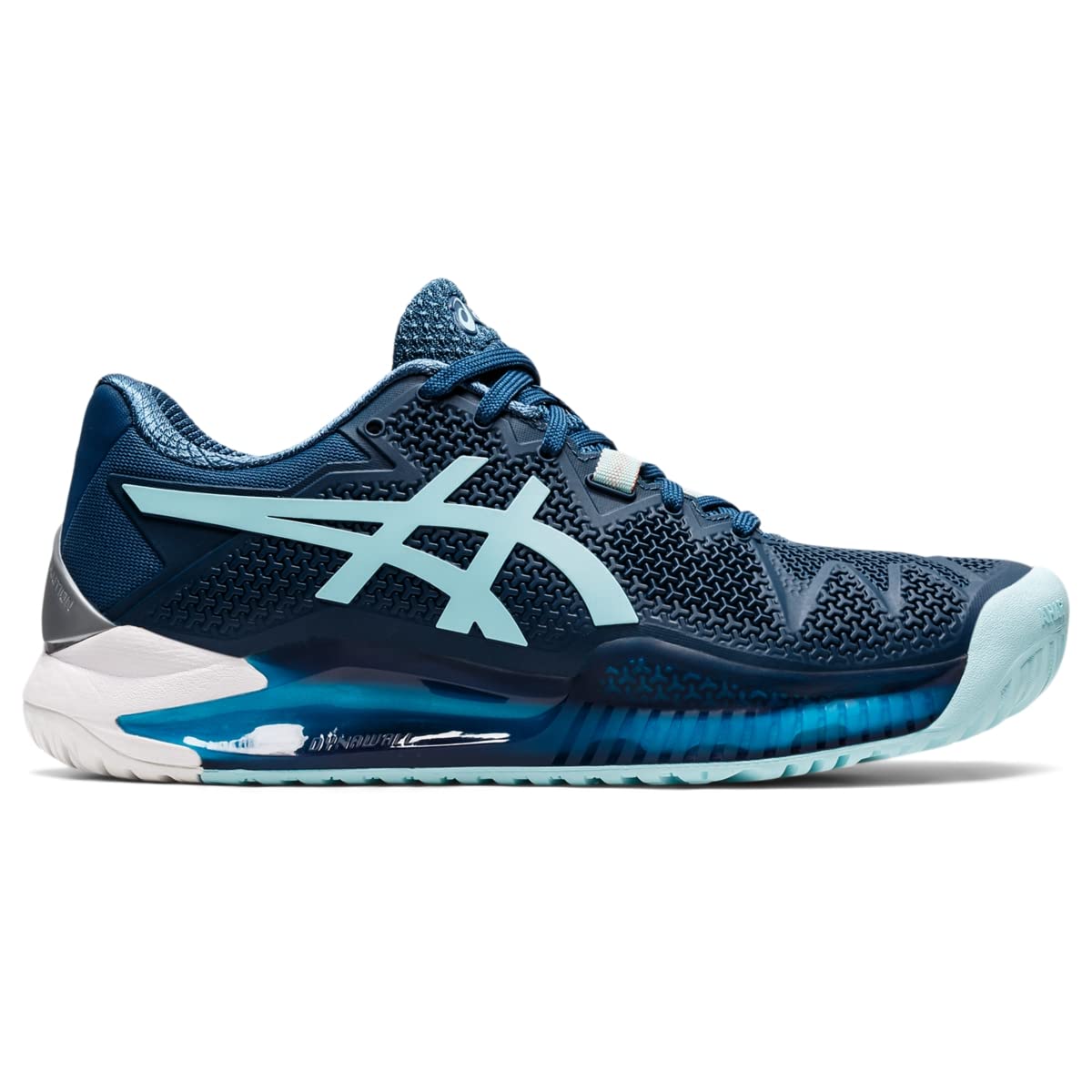 ASICS Gel-Resolution 8 Light Indigo/Clear Blue 9.5 D - Wide