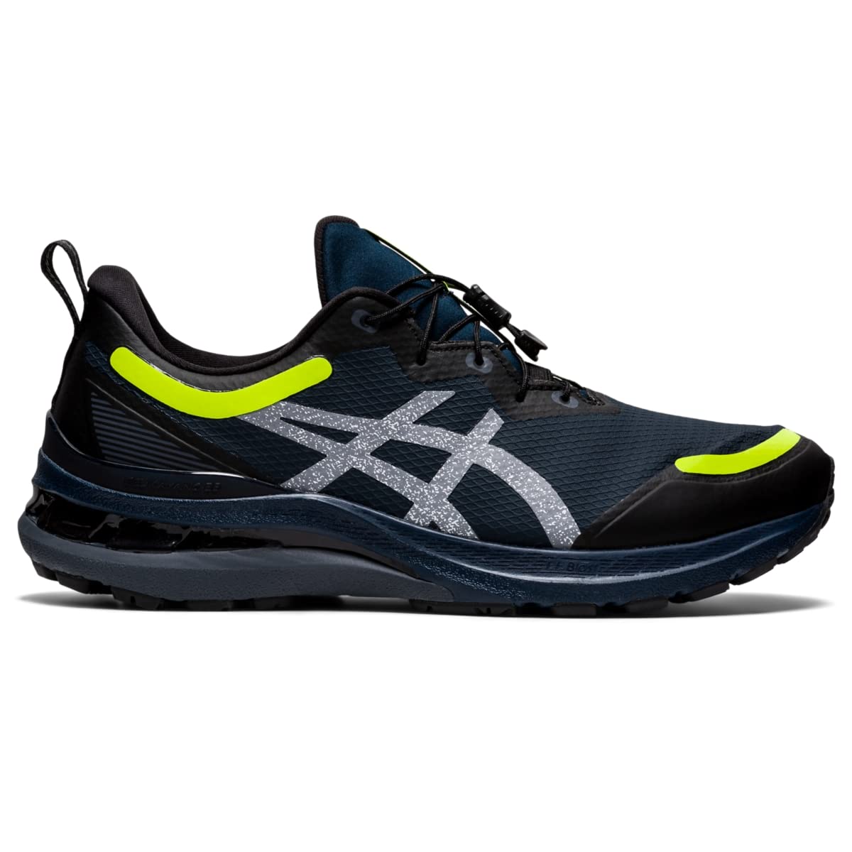 ASICS Men's Gel-Kayano 28 All Winter Long Running Shoes, 9, French Blue/Safety Yellow