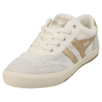 Gola Badminton Weave Off-White/Gold 5 B (M)