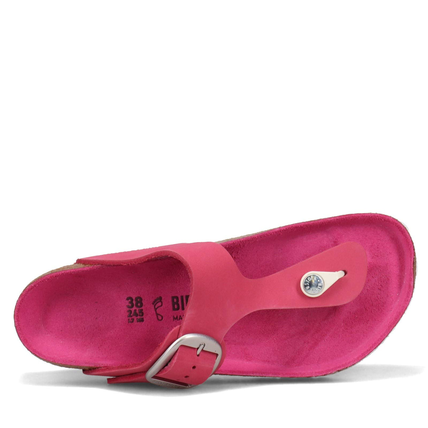 Birkenstock Gizeh Big Buckle Fuchsia Tulip Nubuck EU 39 (US Women's 8-8.5) Regular