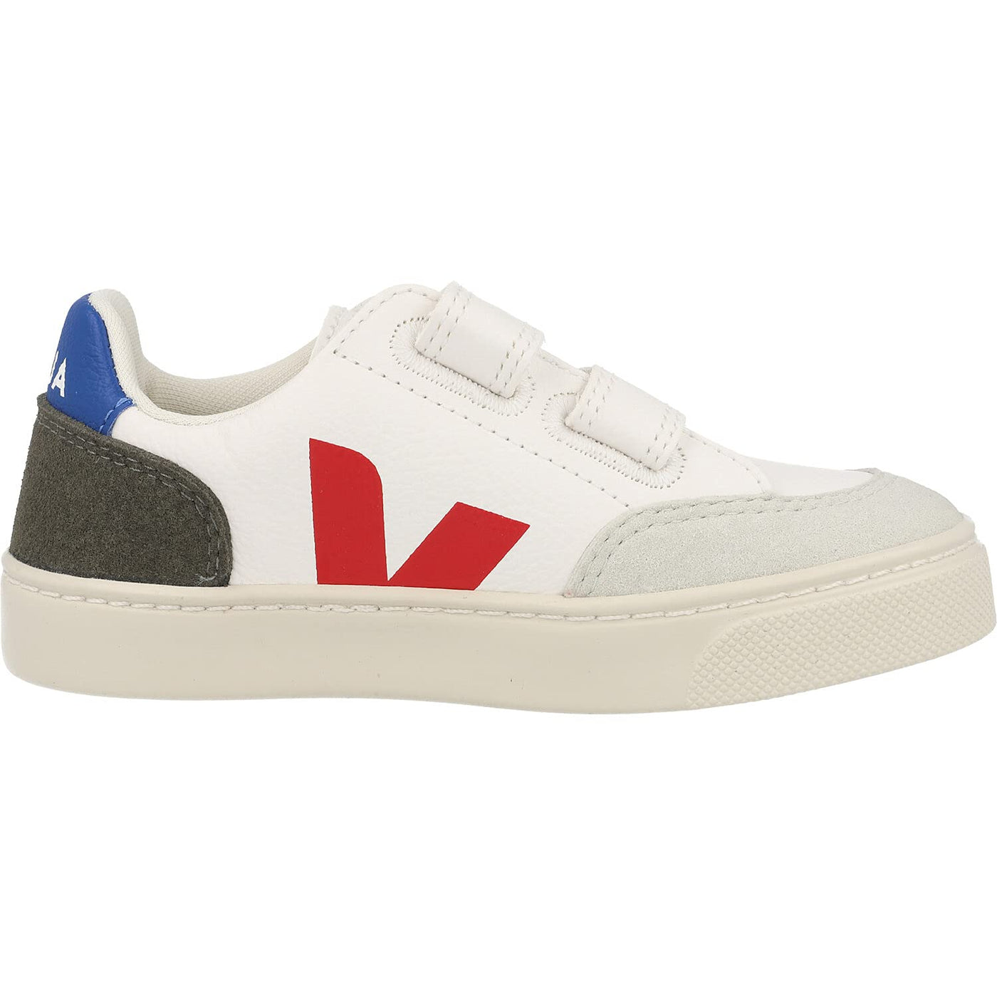 Veja Small V-12 Hook and Loop (Little Kid/Big Kid) Extra/White/Multicolor/Mud Unisex EU 30 (US 12.5 Little Kid) M