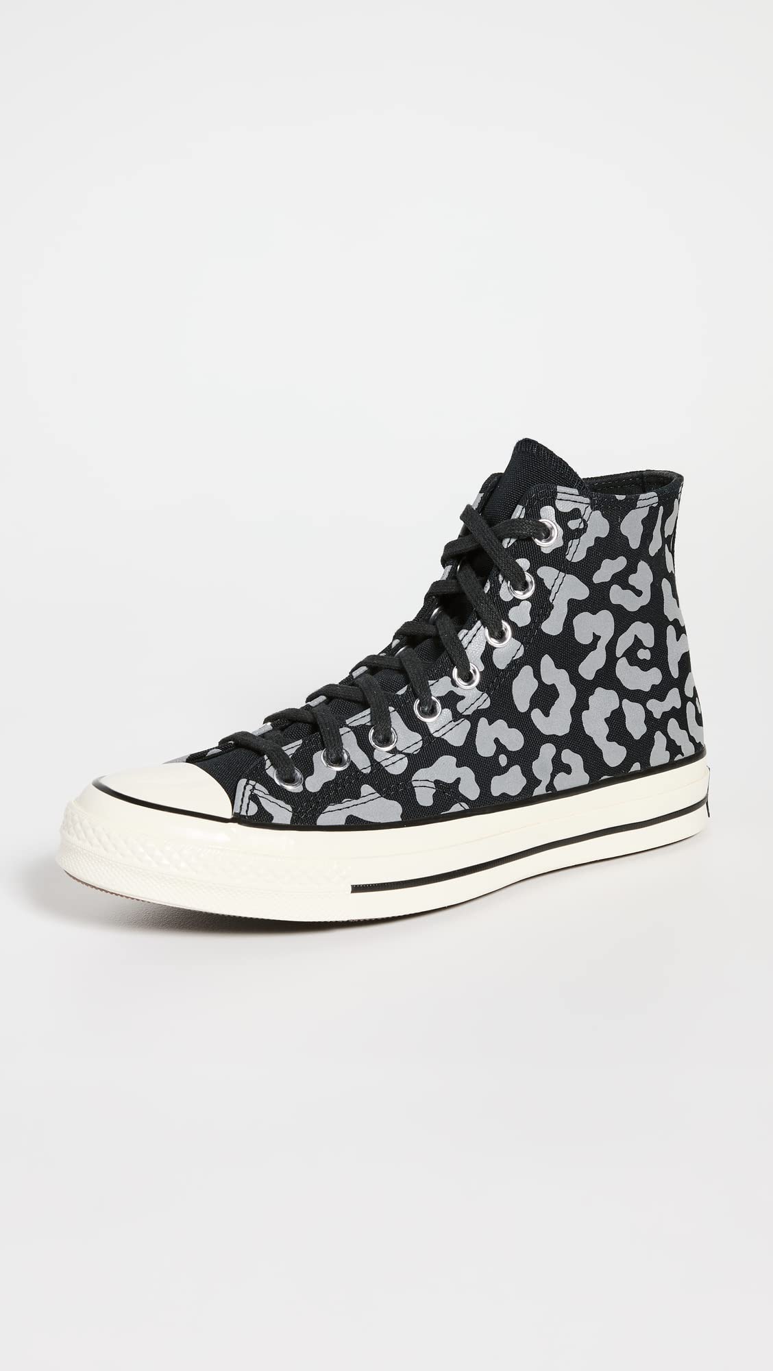 Converse Men's Chuck 70 Reflective Leopard Sneakers, Black, 9 Medium US