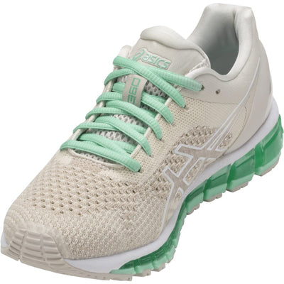 ASICS Women's Gel-Quantum 360 Knit Running Shoes, Birch/Cream/Ice Green, 8.5 M US