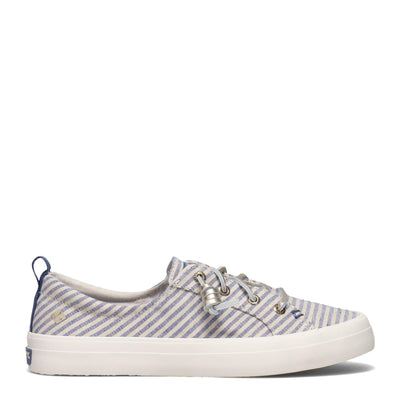 Sperry Women's Crest Vibe/Discontinued Sneaker 7 Blue/Gold