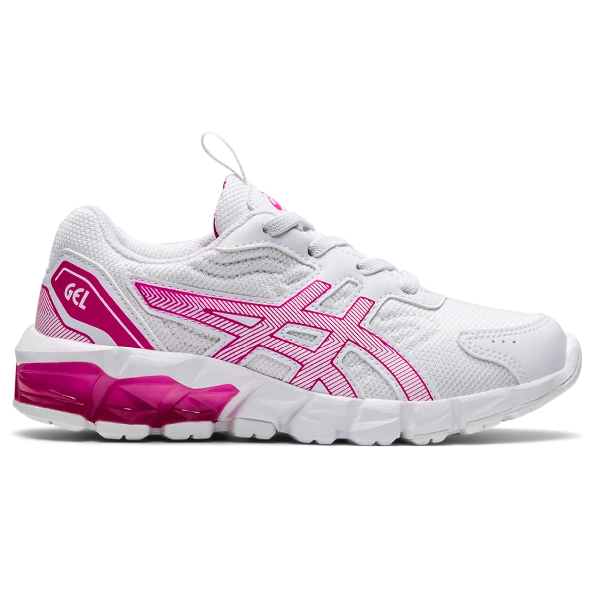 ASICS Kid's Gel-Quantum 90 3 Pre-School Sportstyle Shoes 12 Little Kid White/Pink Rave