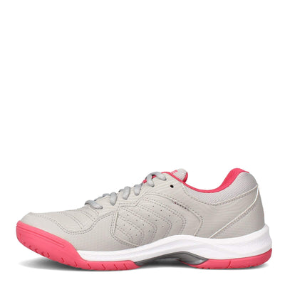 ASICS Women's Gel-Dedicate 6 Tennis Shoes 12 Oyster Grey/Pink Cameo