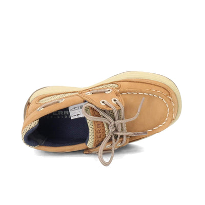 Sperry Lanyard A/C Boat Shoe, Dark Tan, 8.5 US Unisex Little Kid