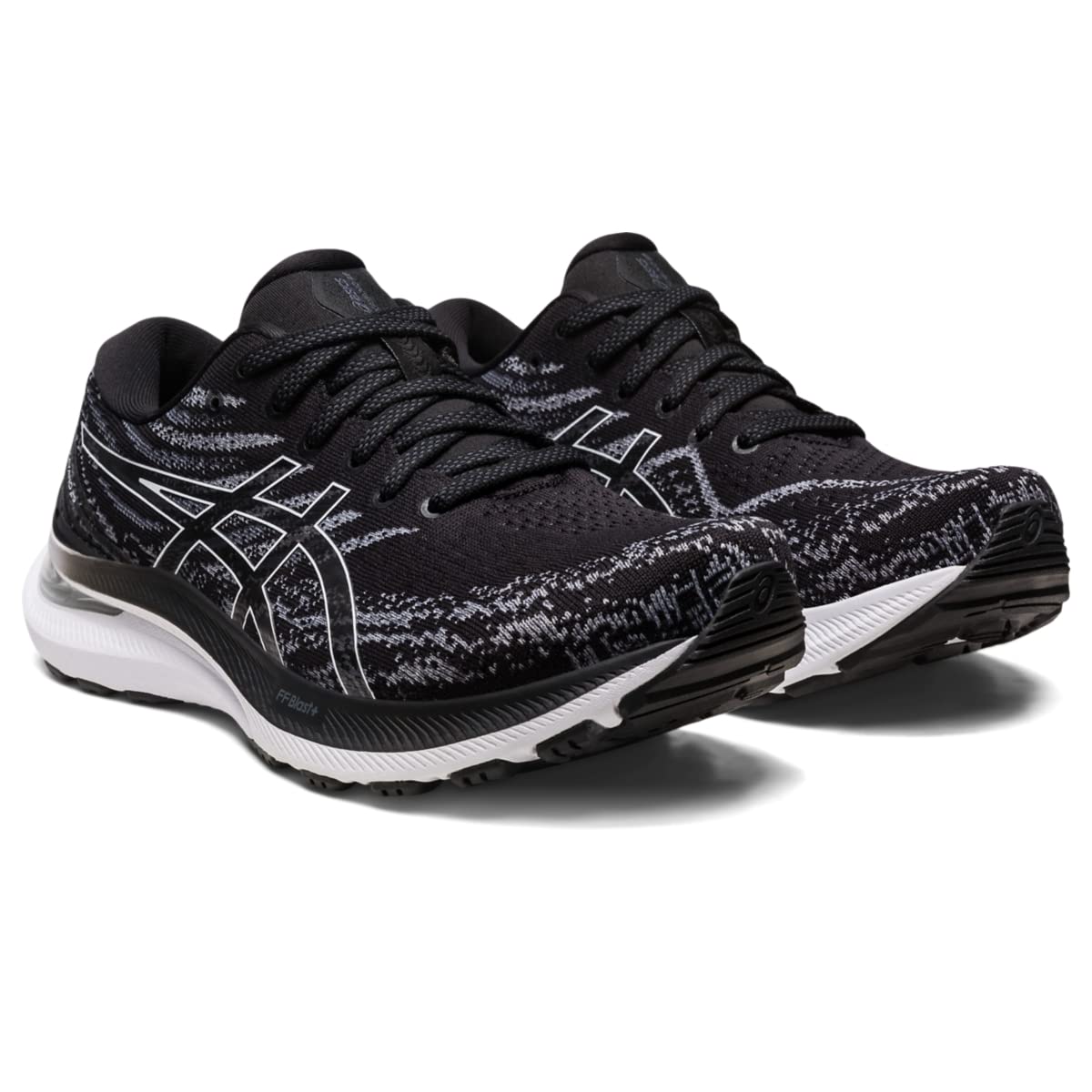 ASICS Women's Gel-Kayano 29 Running Shoes, 11, Black/White