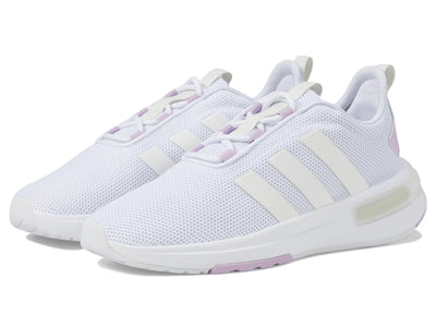 adidas Kids' Racer TR23 Lace-Up Sneaker 13 Little Kid White/White/Bliss Lilac