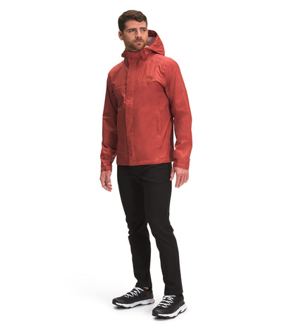 THE NORTH FACE Men’s Venture 2 Waterproof Hooded Rain Jacket (Standard and Big & Tall Size), Tandoori Spice Red, 3X-Large