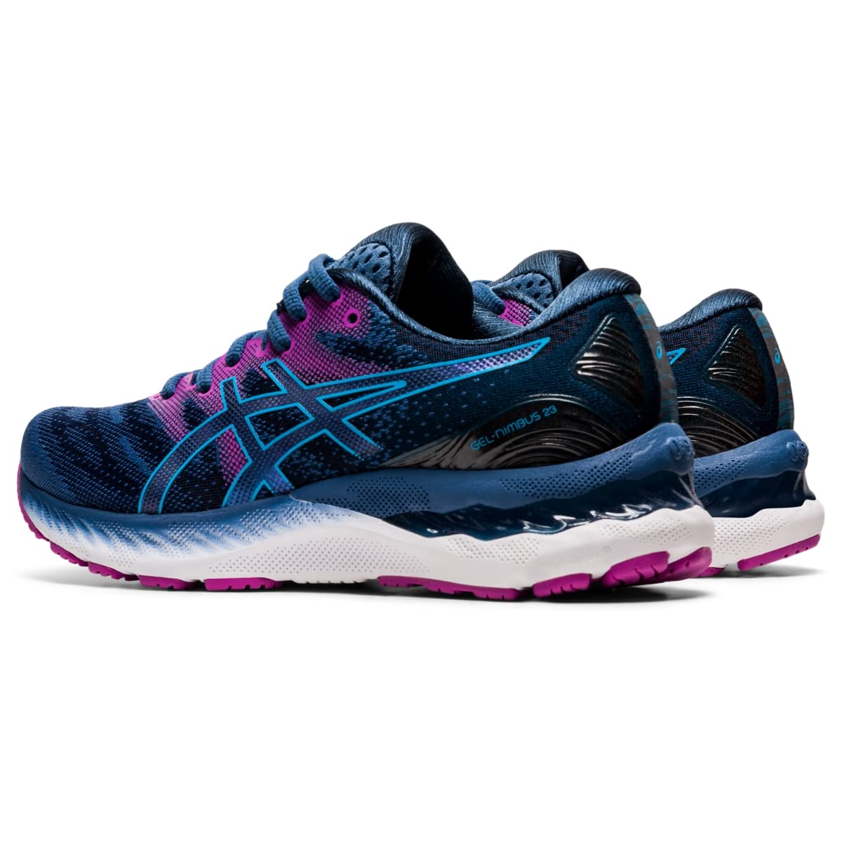 ASICS Gel-Nimbus® 23 Grand Shark/Silver Aqua 12.5 B (M)