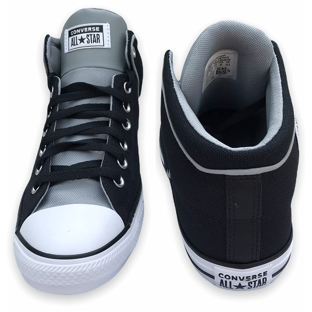 Converse Men's Chuck Taylor All Star High Street Space Explorer Sneaker, Black/Stone Grey, 11.5