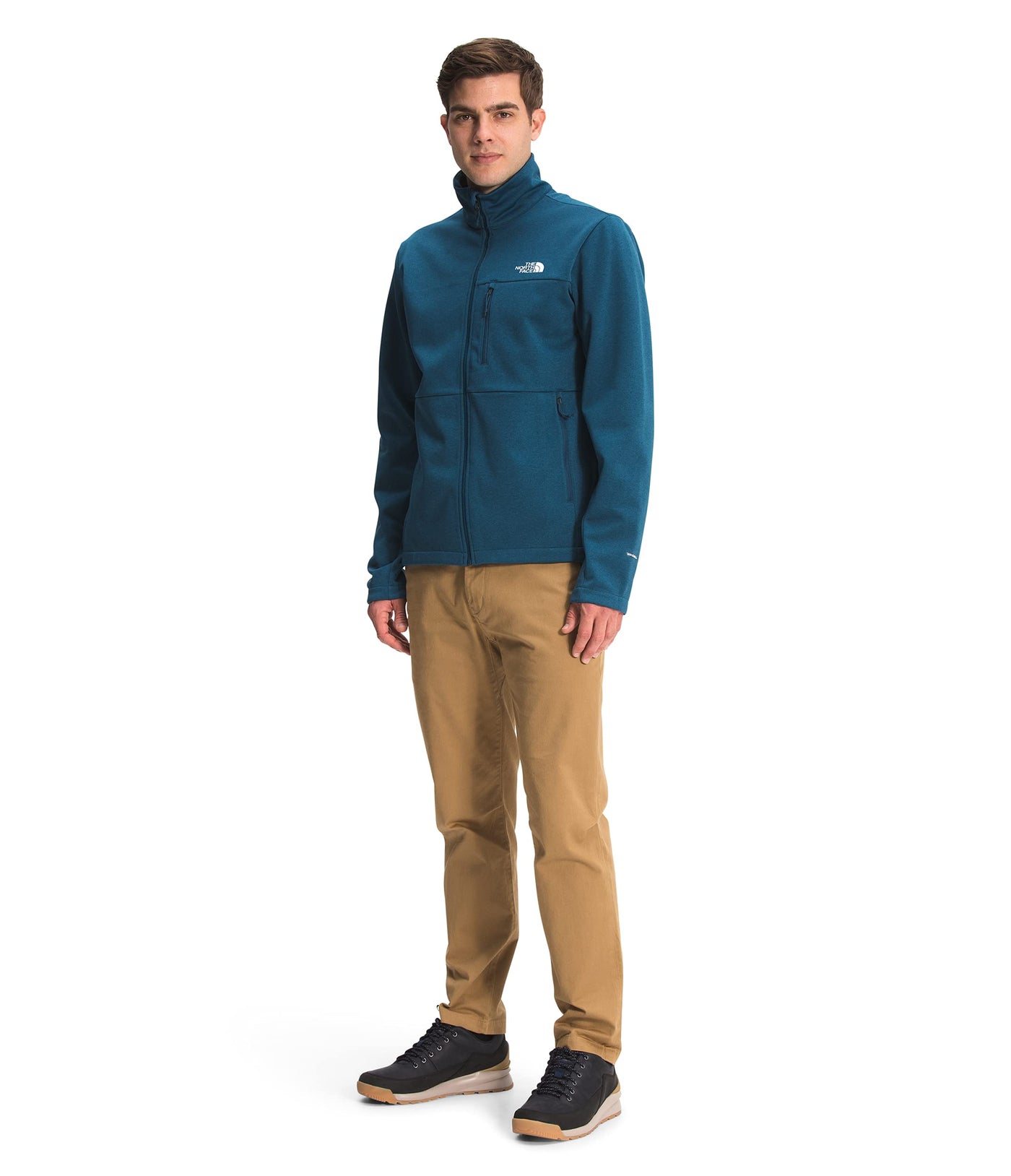 THE NORTH FACE Men's Apex Canyonwall Eco Jacket, Monterey Blue Heather, Large