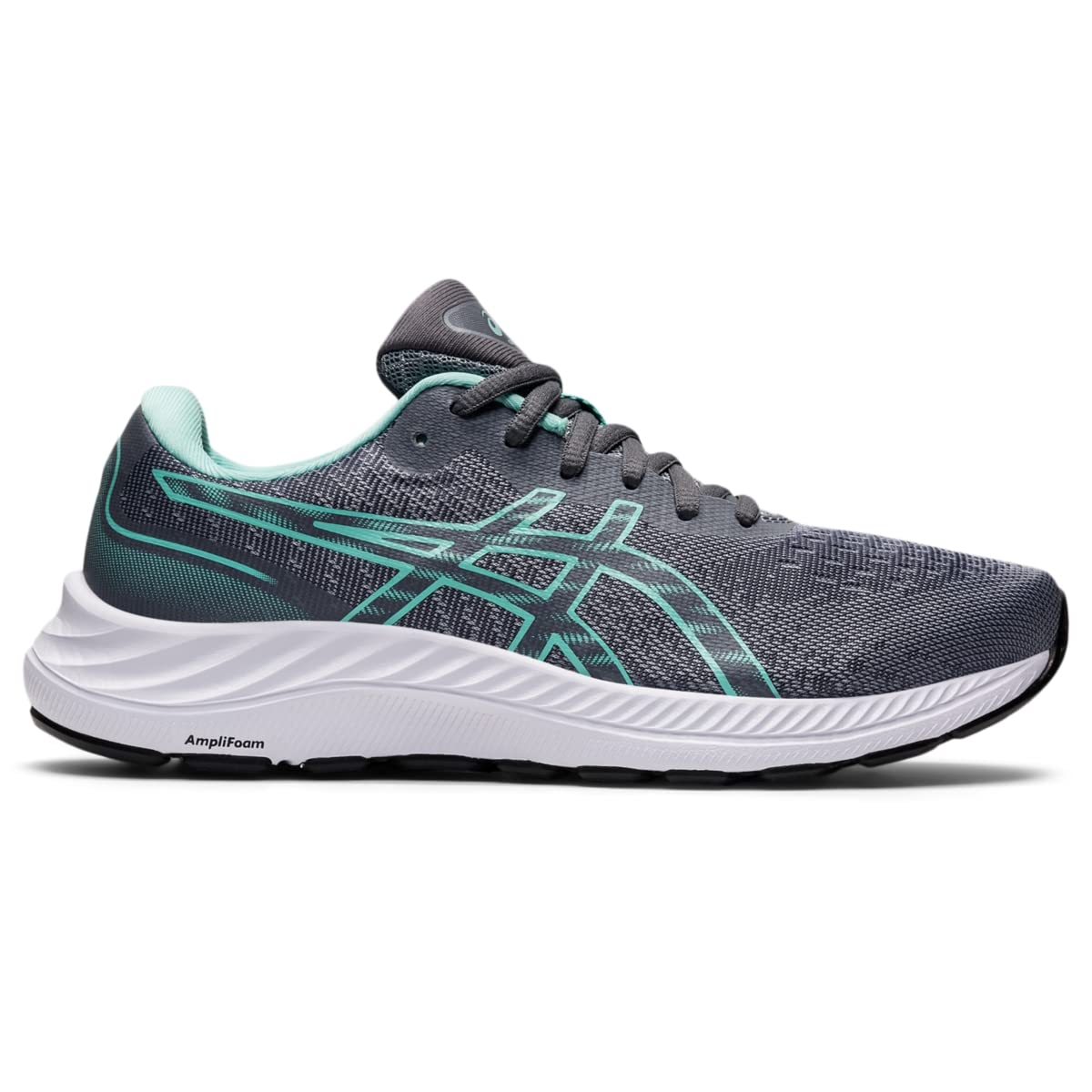 ASICS Women's Gel-Excite 9 Running Shoes 5.5 Wide Sheet Rock/Oasis Green