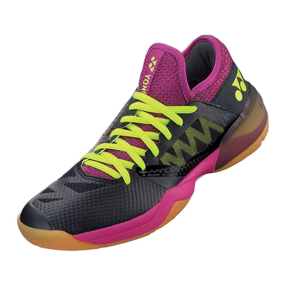 YONEX Power Cushion Comfort Z2 Women's Indoor Court Shoe (Black/Pink) (Numeric_9)