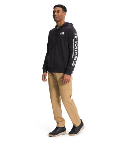 THE NORTH FACE Men's Brand Proud Full Zip Hoodie, TNF Black, X-Large