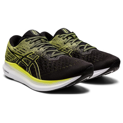 ASICS Men's Evoride 2 Running Shoes, 10.5, Black/Glow Yellow