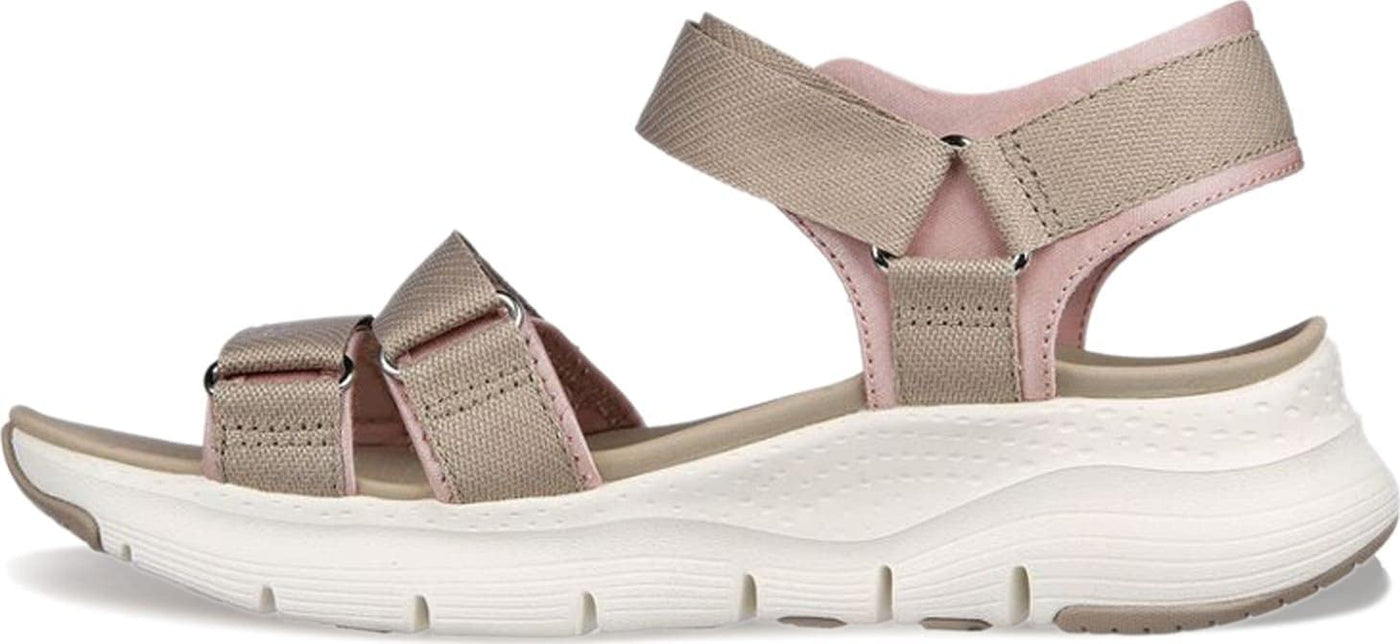 Skechers Women's Arch Fit Fresh Bloom 7 Taupe/Pink