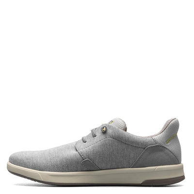 Florsheim Men's, Crossover Lace Slip-On Sneaker 11.5 Light Gray Canvas