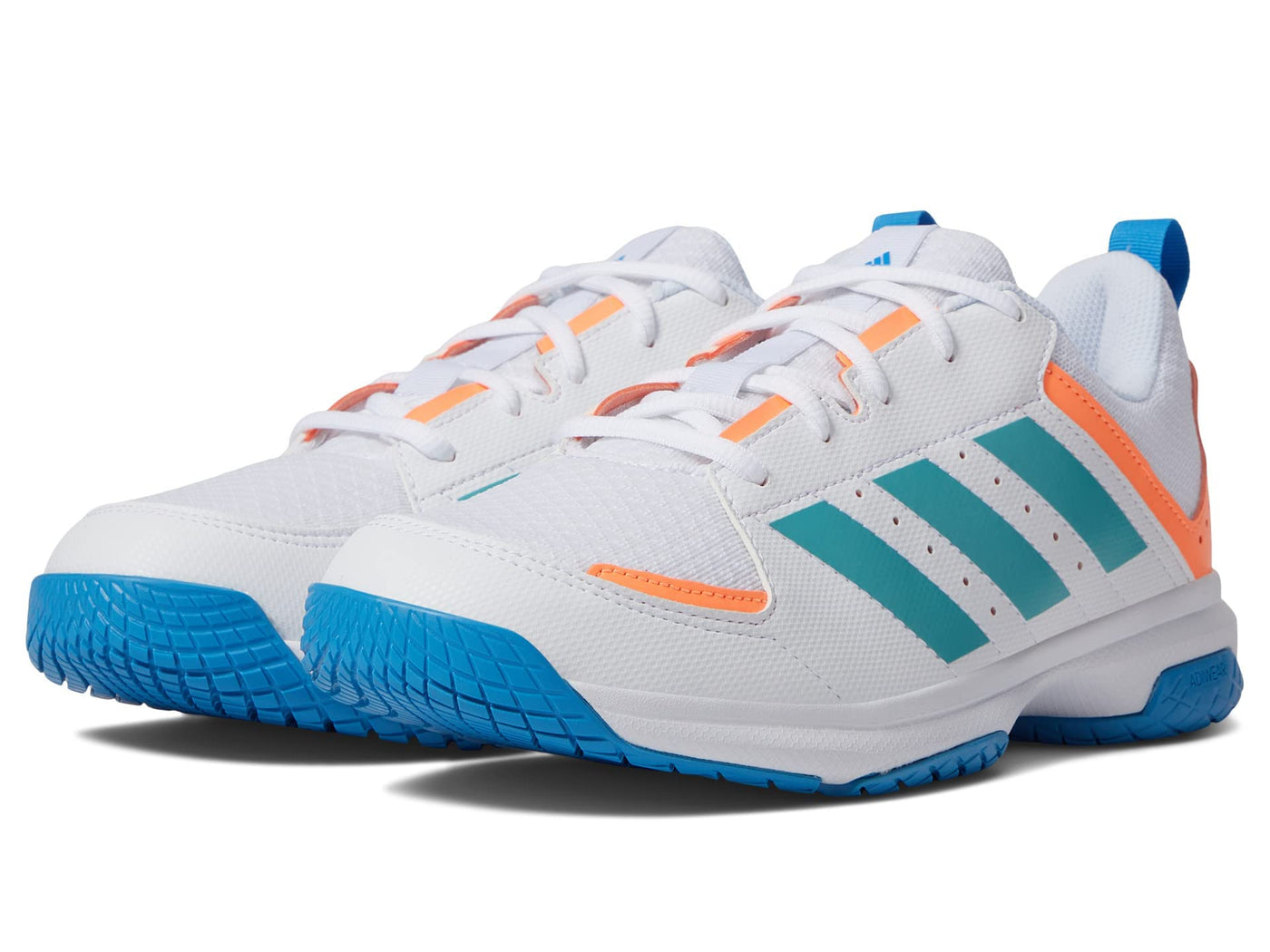 adidas Ligra 7 Indoor White/White/Beam Orange 10.5 B (M)