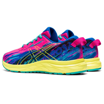 ASICS Kid's Gel-Noosa TRI 13 Grade School Running Shoes 5.5 Big Kid Pink Glo/Sour Yuzu