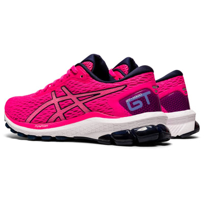 ASICS Women's GT-1000 9 Running Shoes, 8.5, Pink GLO/Peacoat